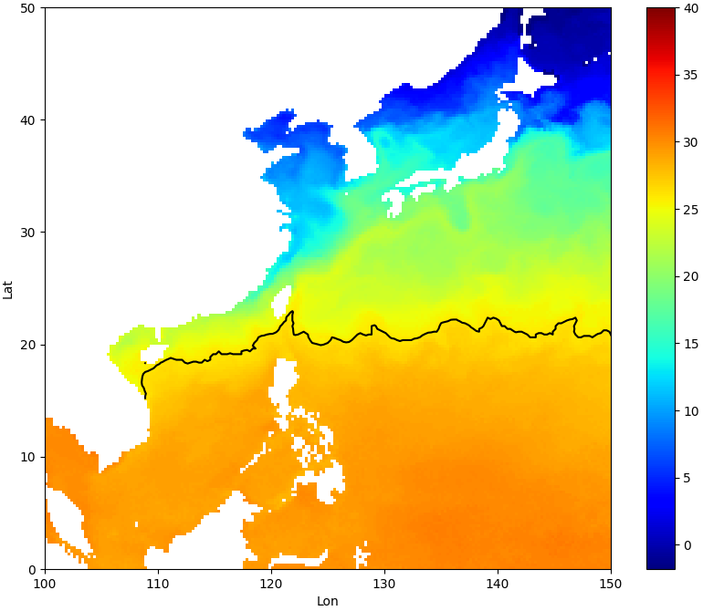 2023年春の海面水温分布図