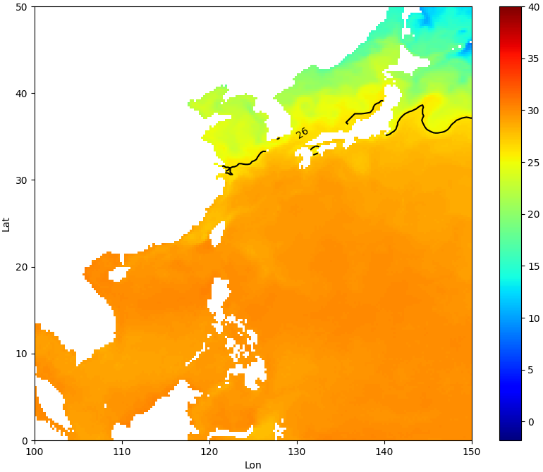 2023年秋の海面水温分布図