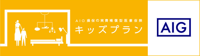 AIG損保の実費補償型医療保険　キッズプラン